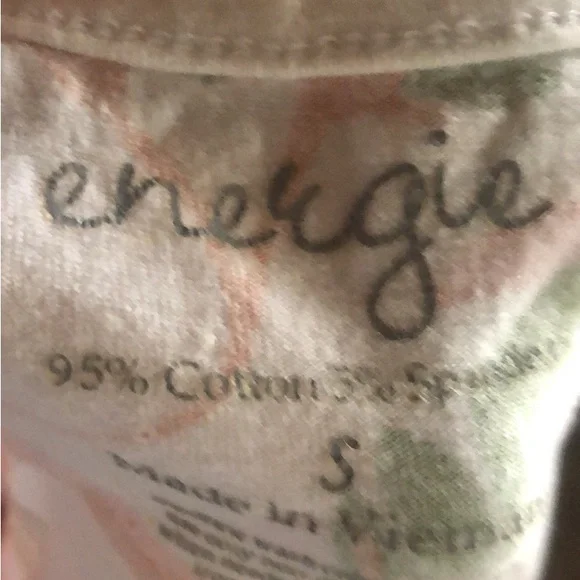 Cute Energie Tank Top Floral Size Small S Camisole - Picture 4 of 4